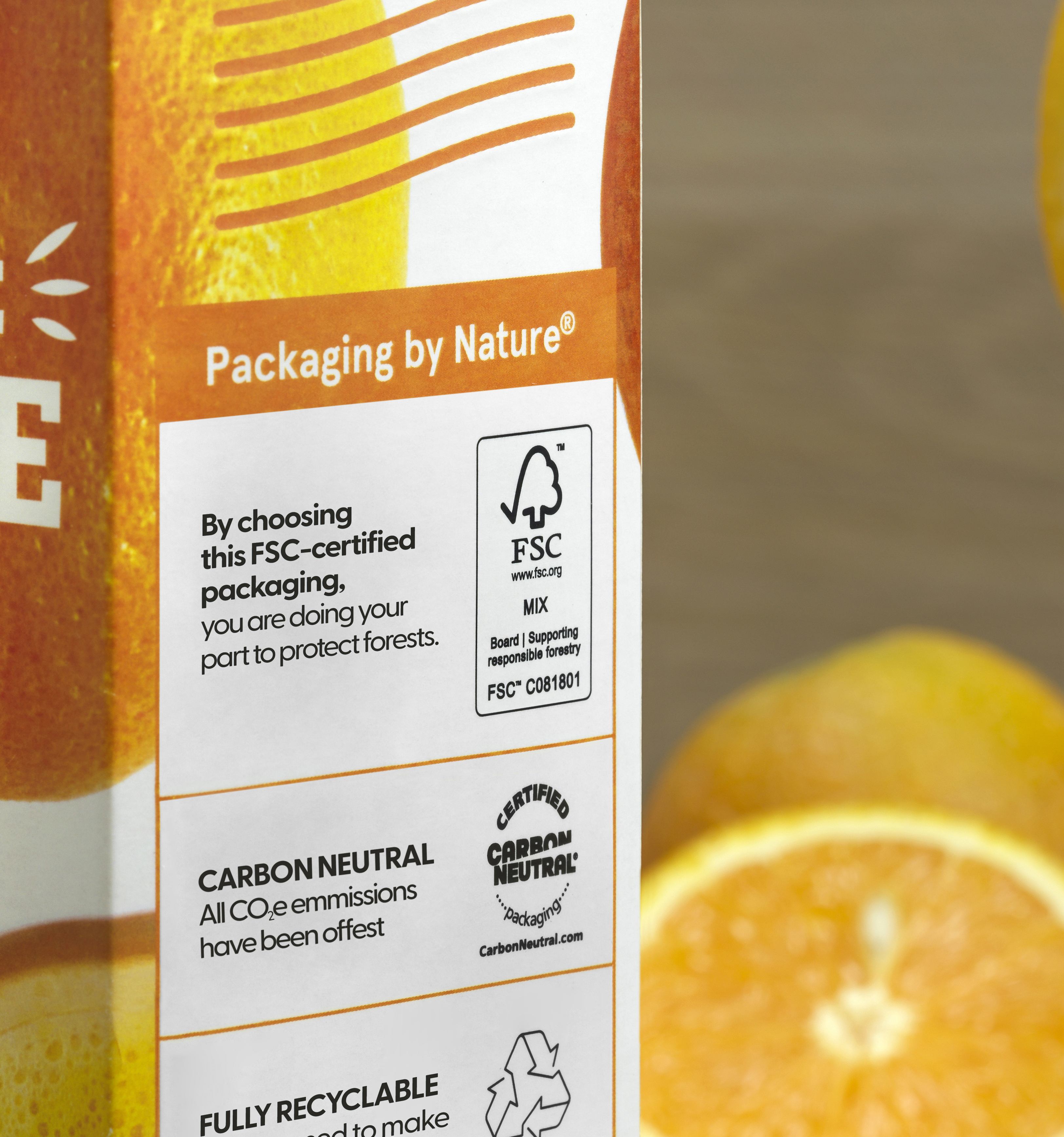 FSC / Orange juice carton (Elopak)